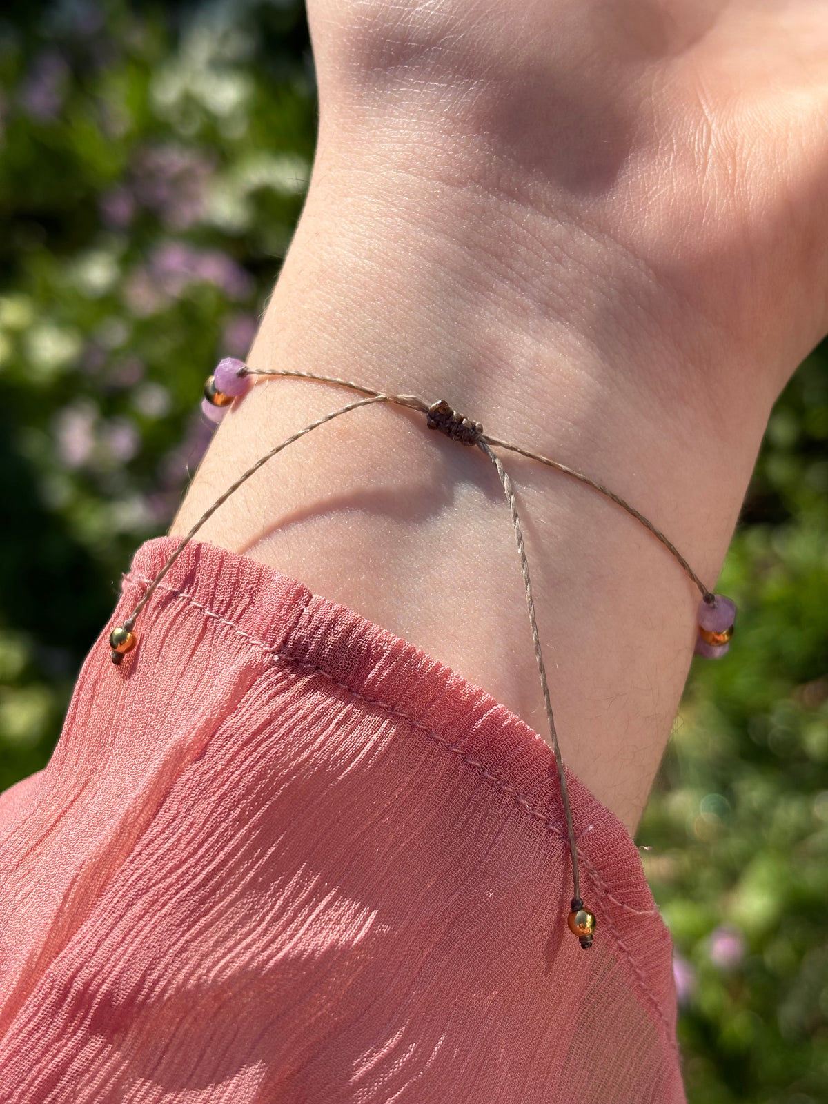 Bracelet JUVIA - Lépidolite (Lilas)