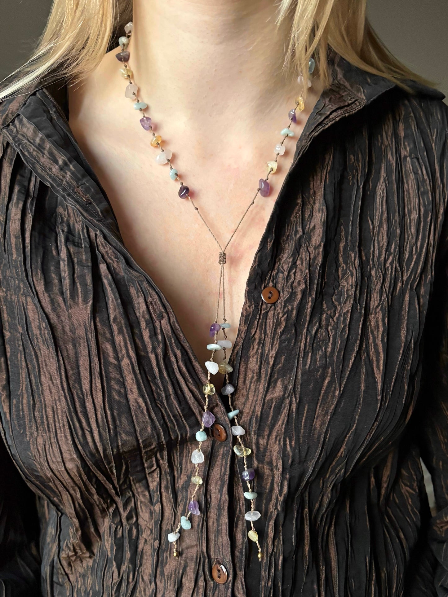 Collier NYSSA - Pierres Multi