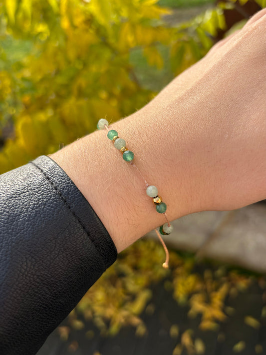 Bracelet JUVIA - Aventurine Verte