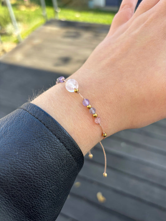 Bracelet AVA Quartz Rose - Good Witch