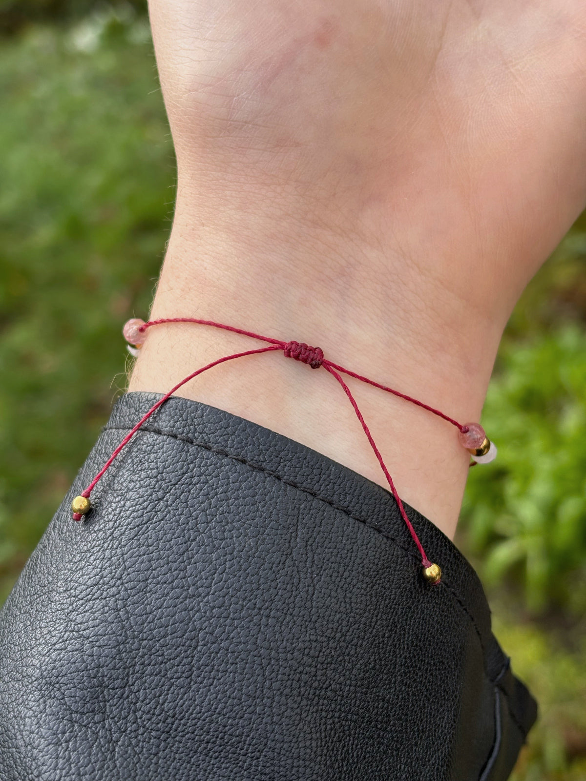 Bracelet JUVIA - Quartz Fraise & Quartz Rose