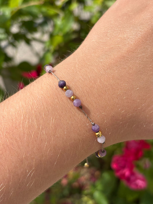 Bracelet JUVIA - Lépidolite