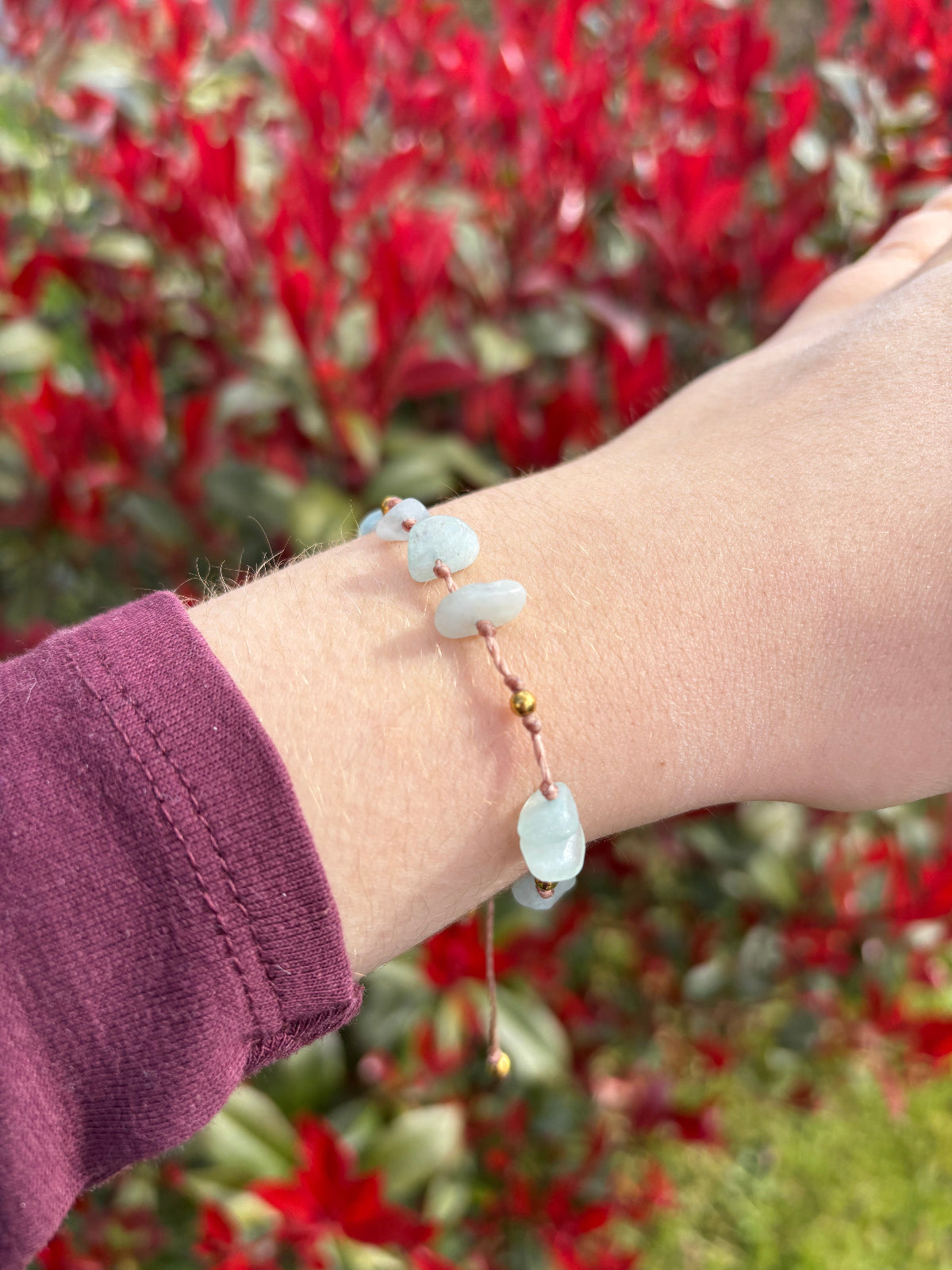 Bracelet NYSSA - Aigue-Marine