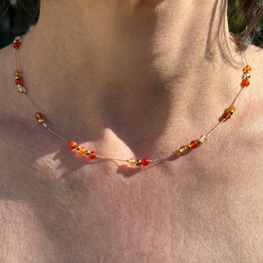 Collier PRIA - Cornaline