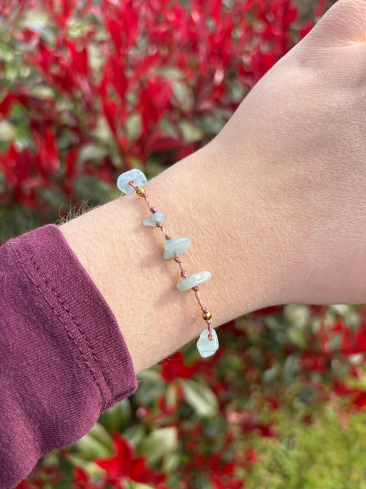Bracelet NYSSA - Aigue-Marine