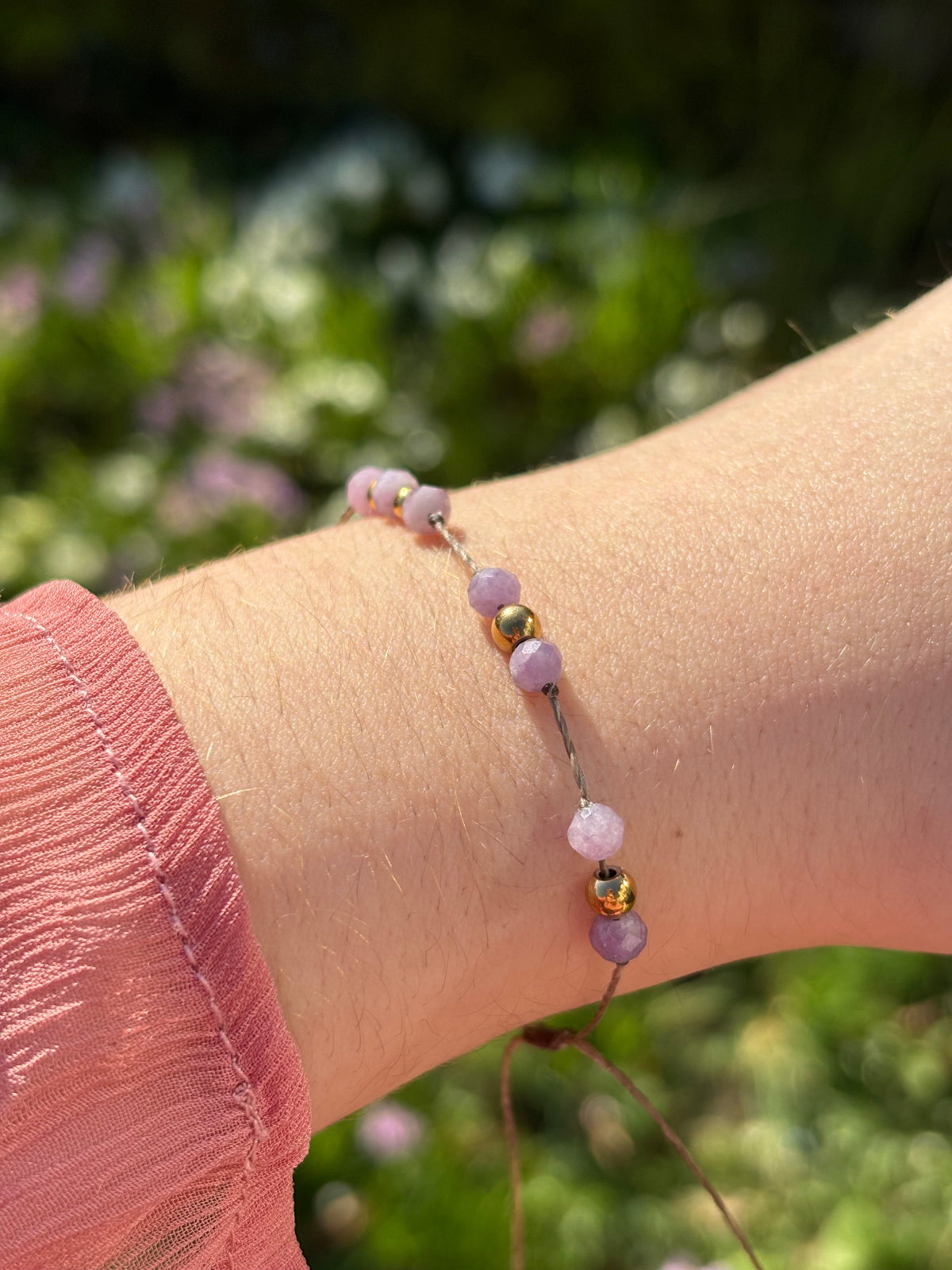 Bracelet JUVIA - Lépidolite (Lilas)