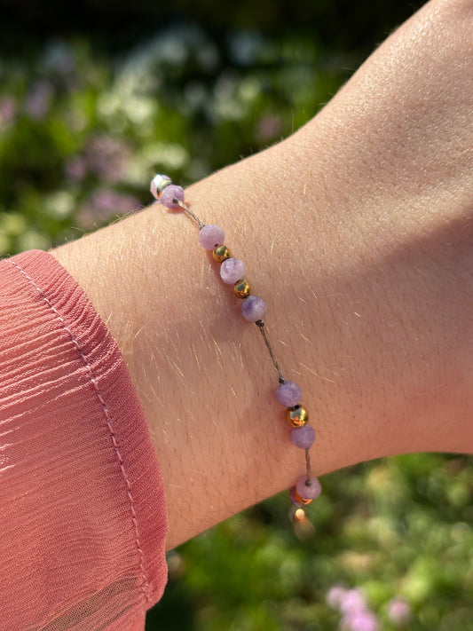 Bracelet JUVIA - Lépidolite (Lilas)