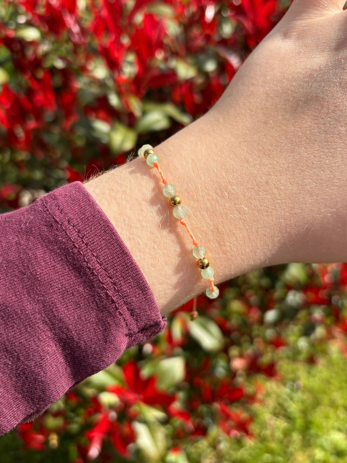 Bracelet JUVIA Duo - Aventurine Verte