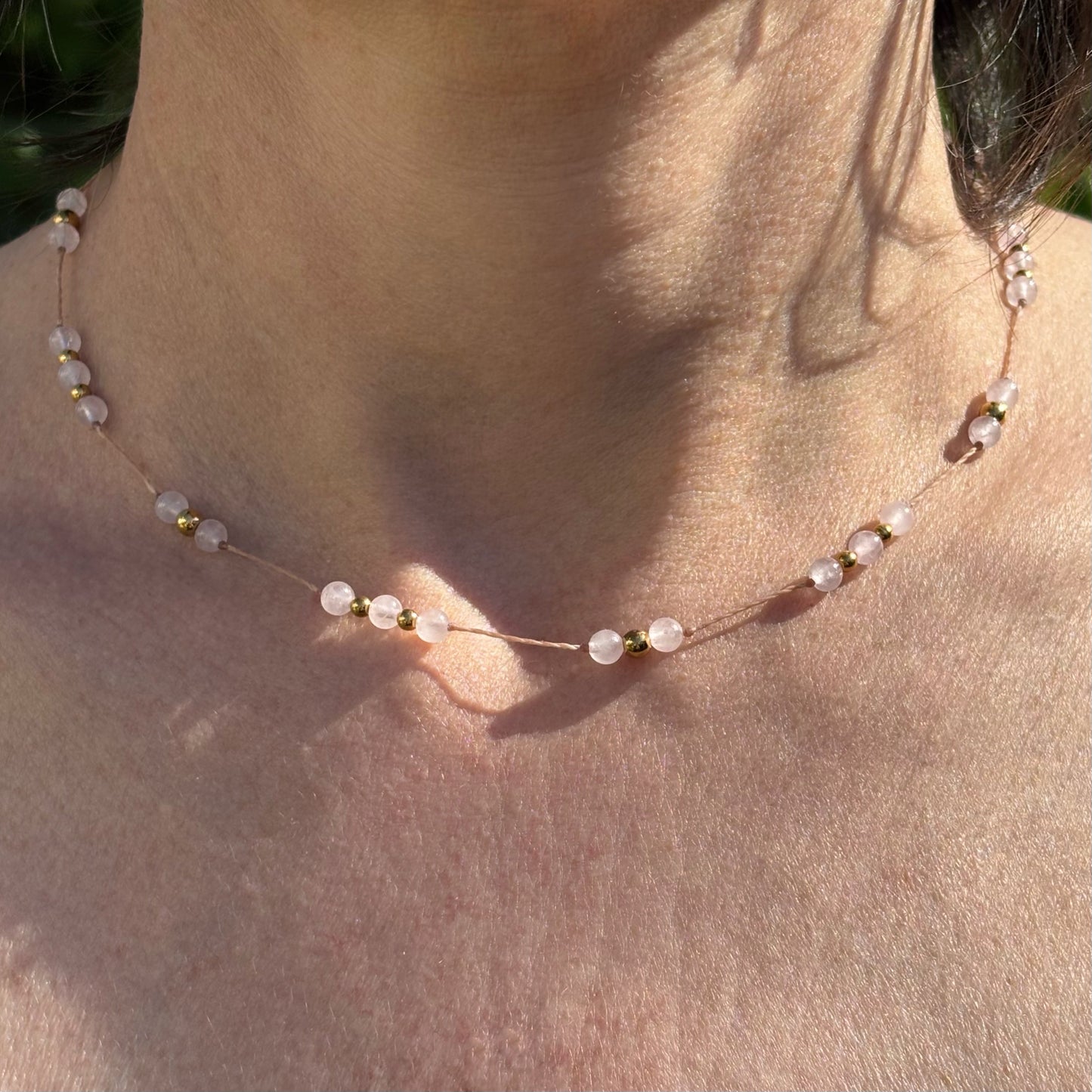 Collier PRIA - Quartz Rose