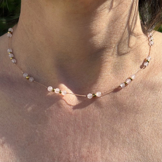 Collier PRIA - Quartz Rose