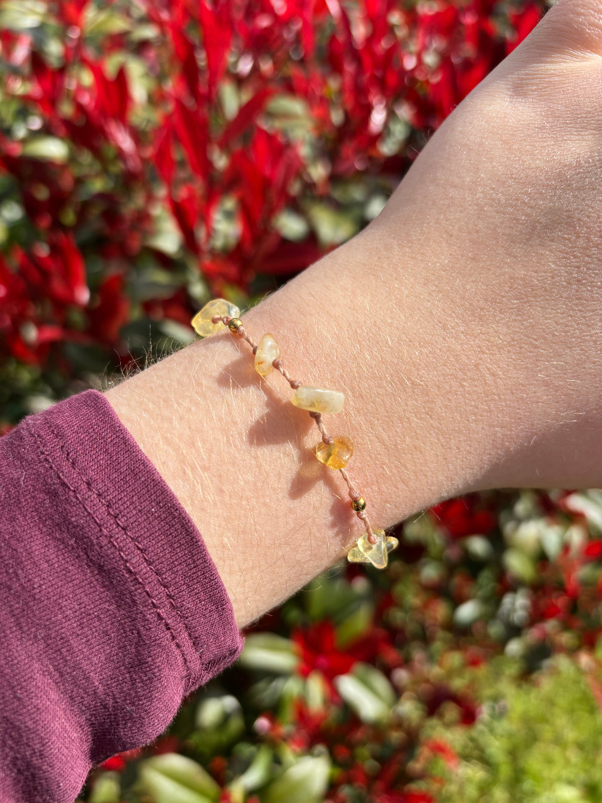 Bracelet NYSSA - Citrine