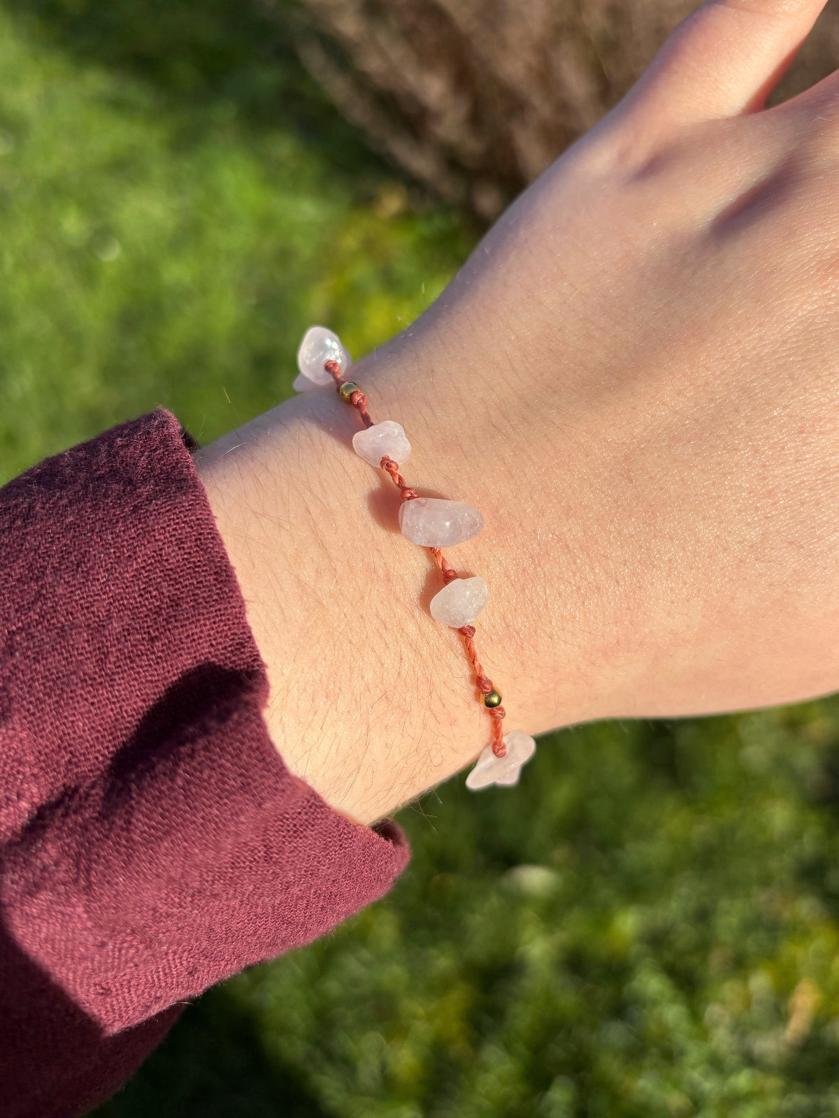 Bracelet NYSSA Orange - Quartz Rose