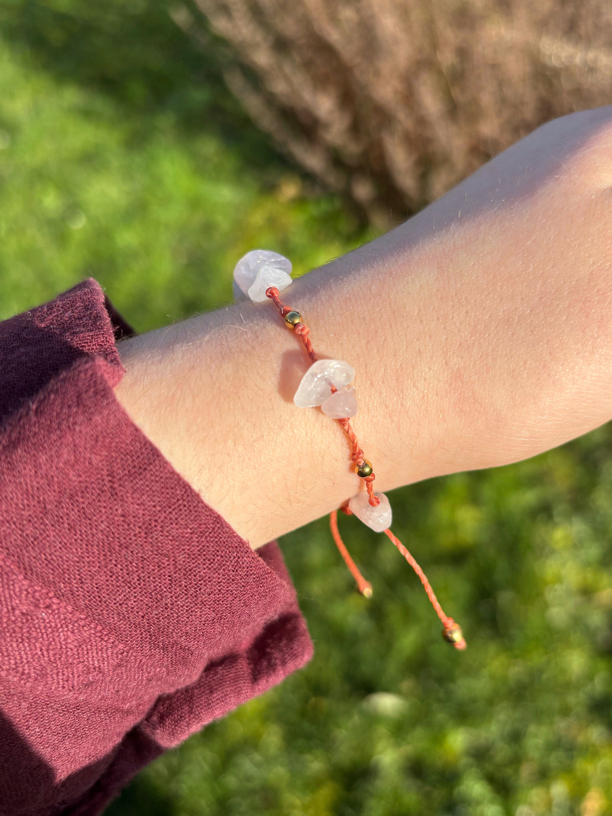 Bracelet NYSSA Orange - Quartz Rose