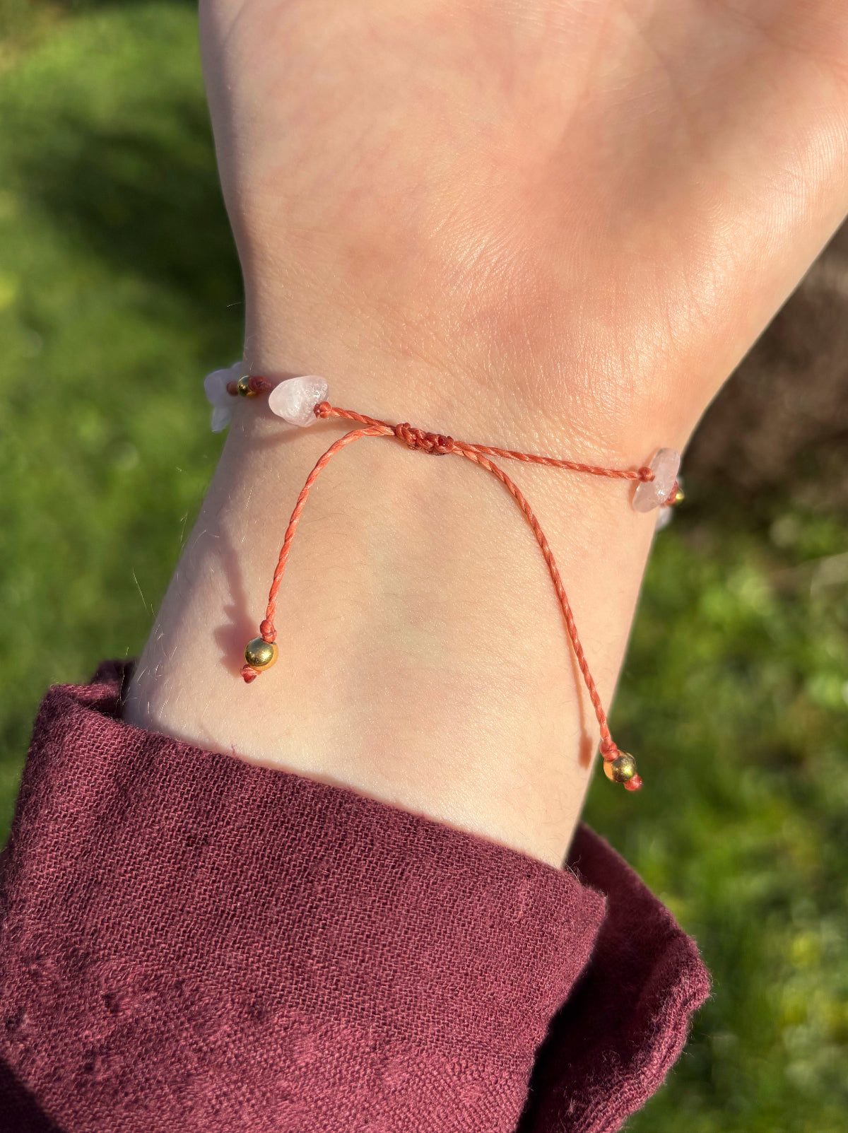 Bracelet NYSSA Orange - Quartz Rose