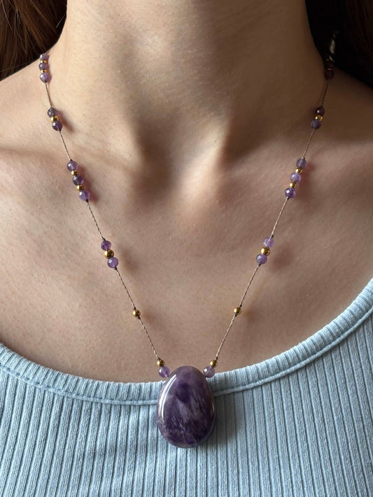 Collier LUMA - Améthyste