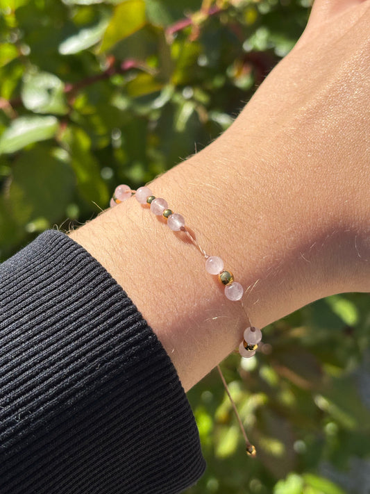 Bracelet JUVIA - Quartz Rose
