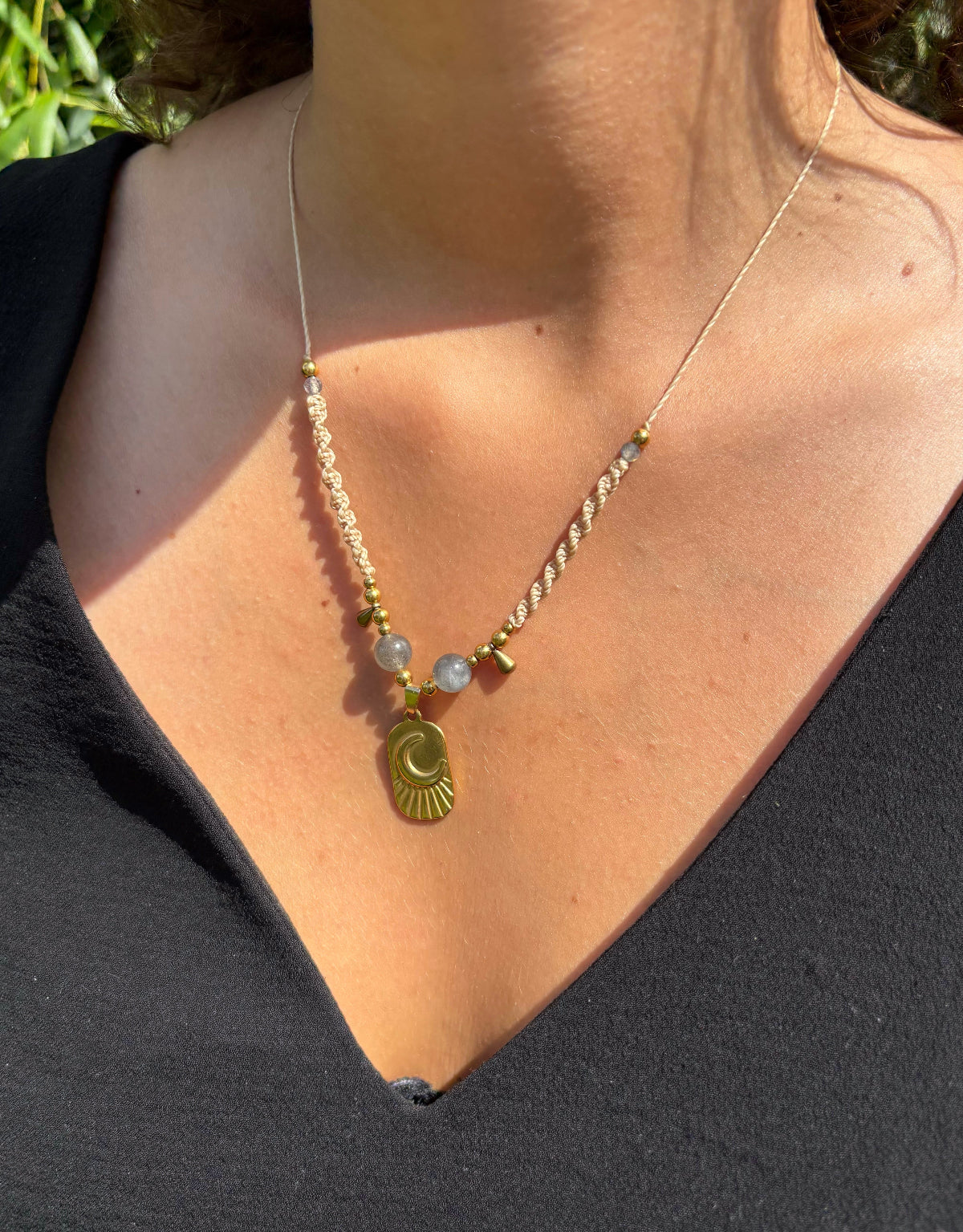 Collier CÉLÉA - Pendentif Lune