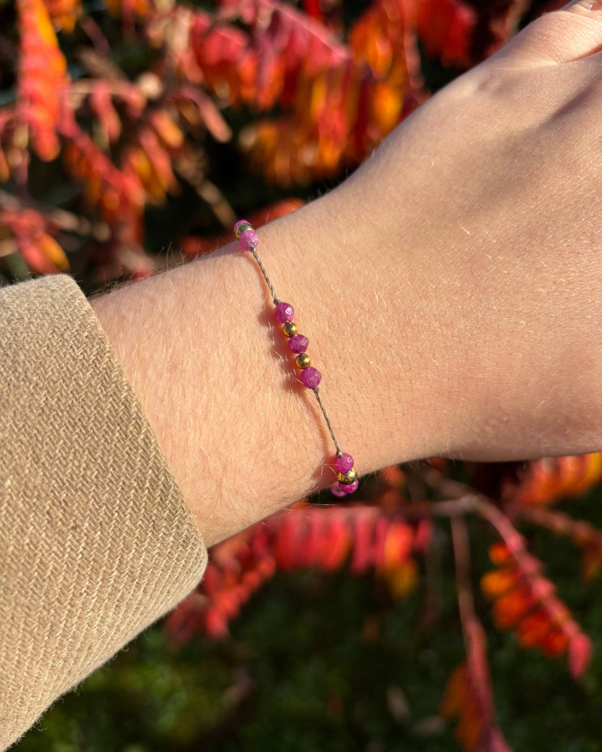 Bracelet JUVIA - Rubis