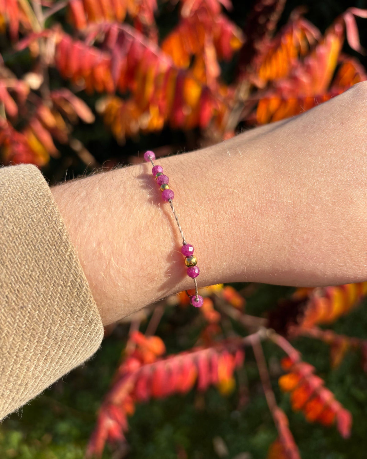 Bracelet JUVIA - Rubis