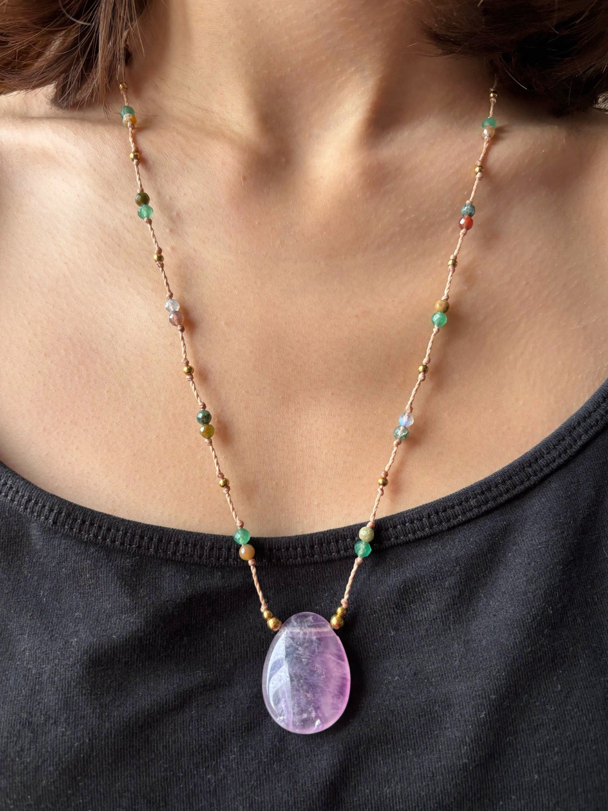 Collier LUMA Fluorine Multicolore - Mix n°1