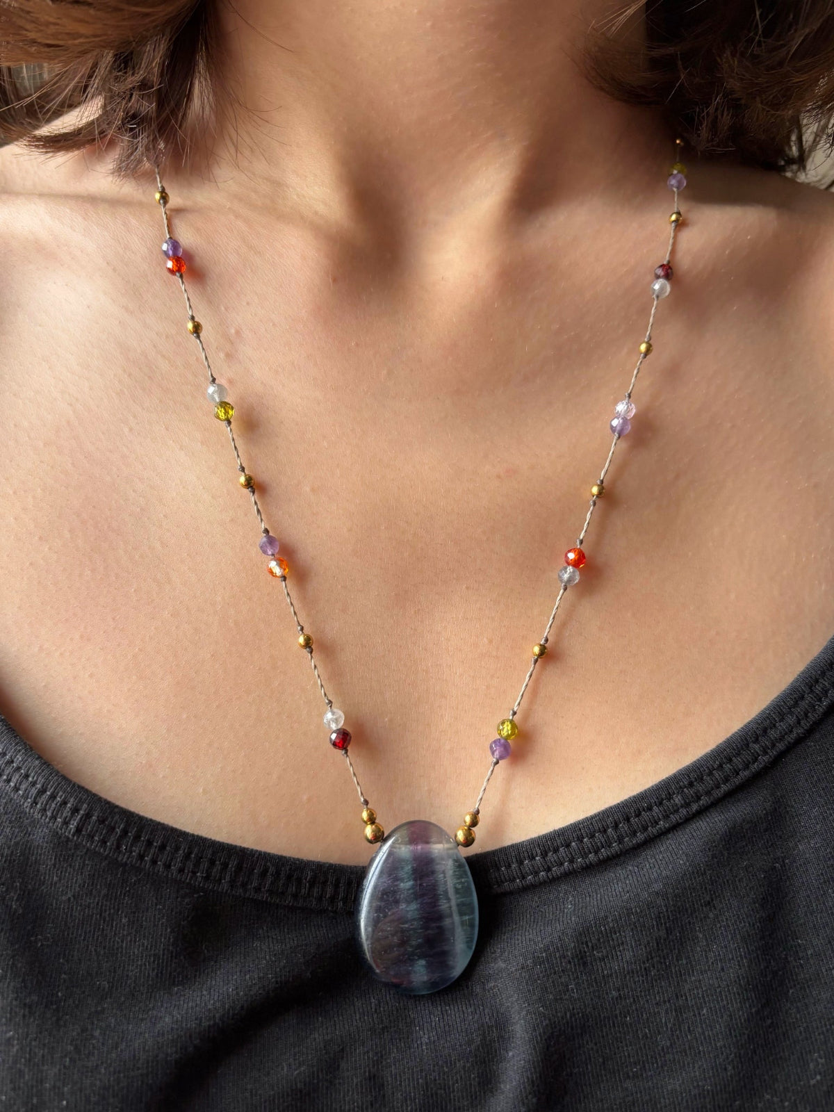 Collier LUMA Fluorine Multicolore - Mix n°2