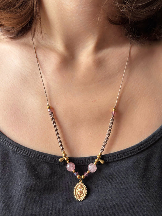 Collier CÉLÉA - Pendentif Ovale