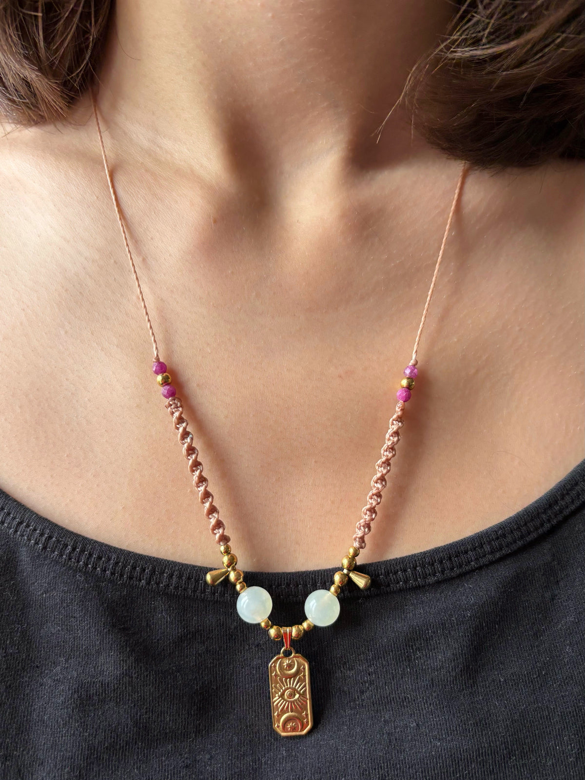 Collier CÉLÉA - Pendentif Oeil Protecteur