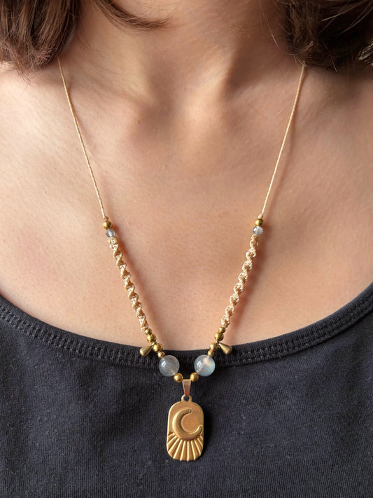 Collier CÉLÉA - Pendentif Lune