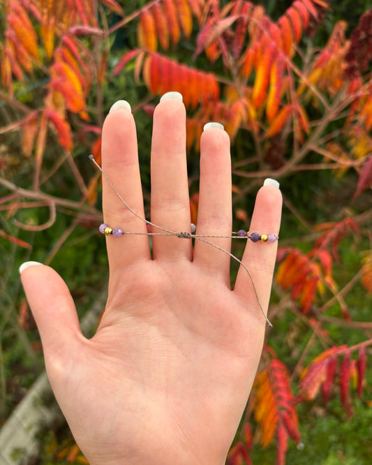 Bracelet JUVIA - Lépidolite
