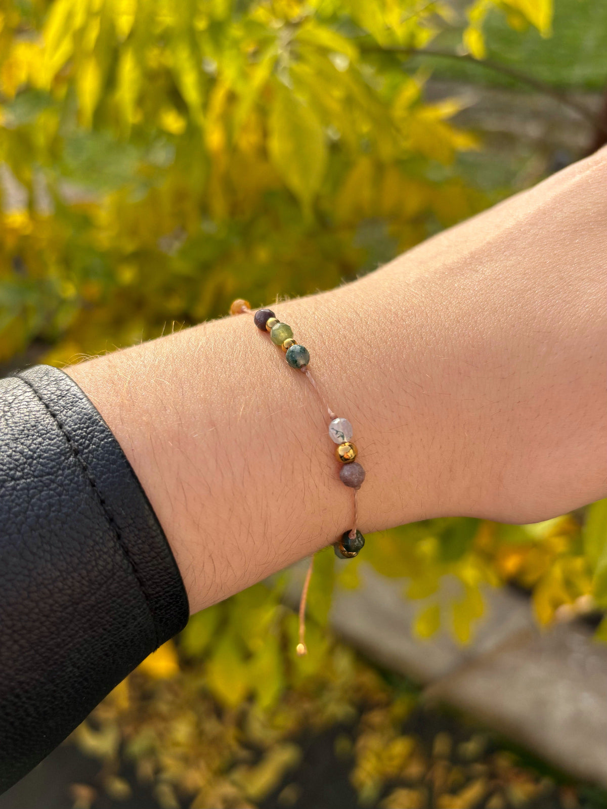 Bracelet JUVIA - Agate Indienne