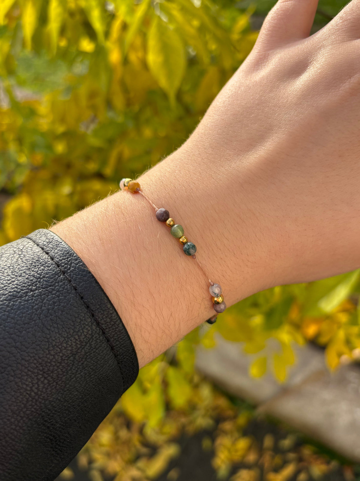 Bracelet JUVIA - Agate Indienne